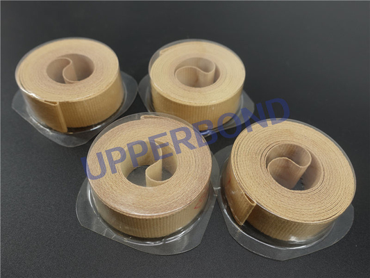 kopen 22*2489mm gele aangepaste band voor sigarettenfiltermaker online vervaardiging