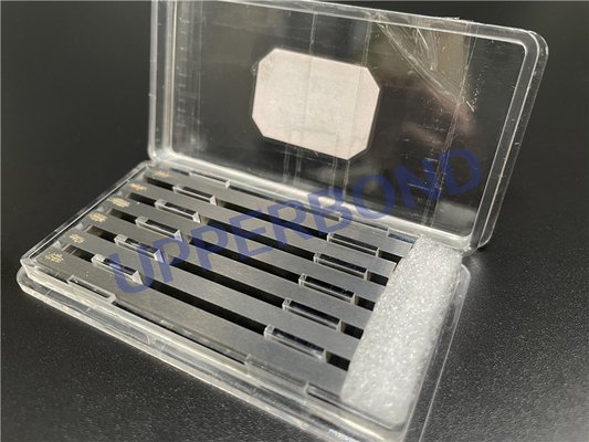 kopen Hoge duurzaamheid Zilveren legering Cigarette Production Machine Knife Blades 4*4*63mm Voor MK8 MK9 GD online vervaardiging
