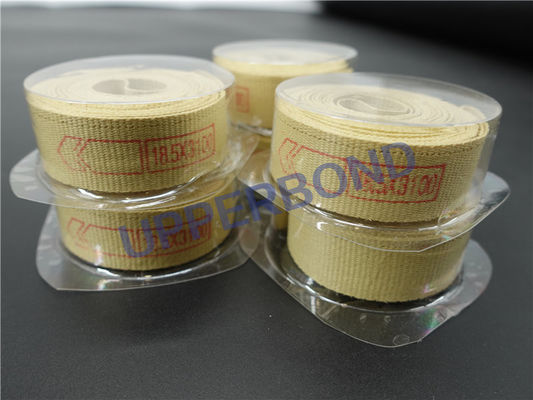 kopen 18.5*3100 Transportband van de de Verlengingstabak van de MM. de Gele Garniture Band Kleine online vervaardiging
