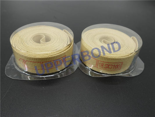 kopen De hoge Breuksterkte versterkte Gele Garniture-Band 100% Aramid online vervaardiging
