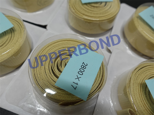 kopen Van de de Sigarettenfilter van MK8 MK9 KDF2 de Banden 14.5*2800 van Rod Machine Linen Aramid Garniture online vervaardiging