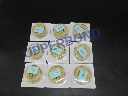 kopen de Vezelbanden van 2715x12.5 Garniture Kevlar voor de Sigarettenfilter Rod Machine van KDF2 ZL21 ZL23 online vervaardiging