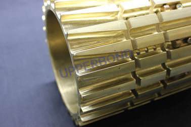 Roestvrije die Receival-Trommel tussen Sigaretstaaf en Filtermachine wordt geassembleerd